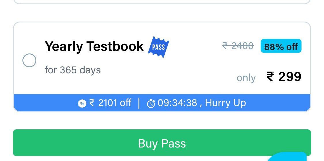 Yearly Testbook Pass @ 299 ️ Https://bit.ly/3bTMlo6 - TrueGrabbers