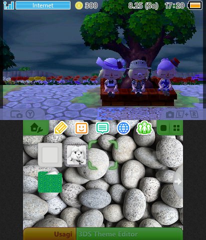 ACNL Friends By KuroTheDemon #theme @themes3ds