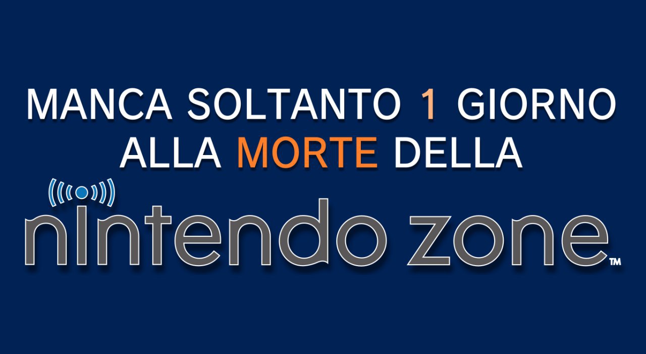 ❗️Manca soltanto 1 giorno alla morte della #NintendoZone! #RIP❗️ @Creeperiano99Channel @NintendoHack[...]