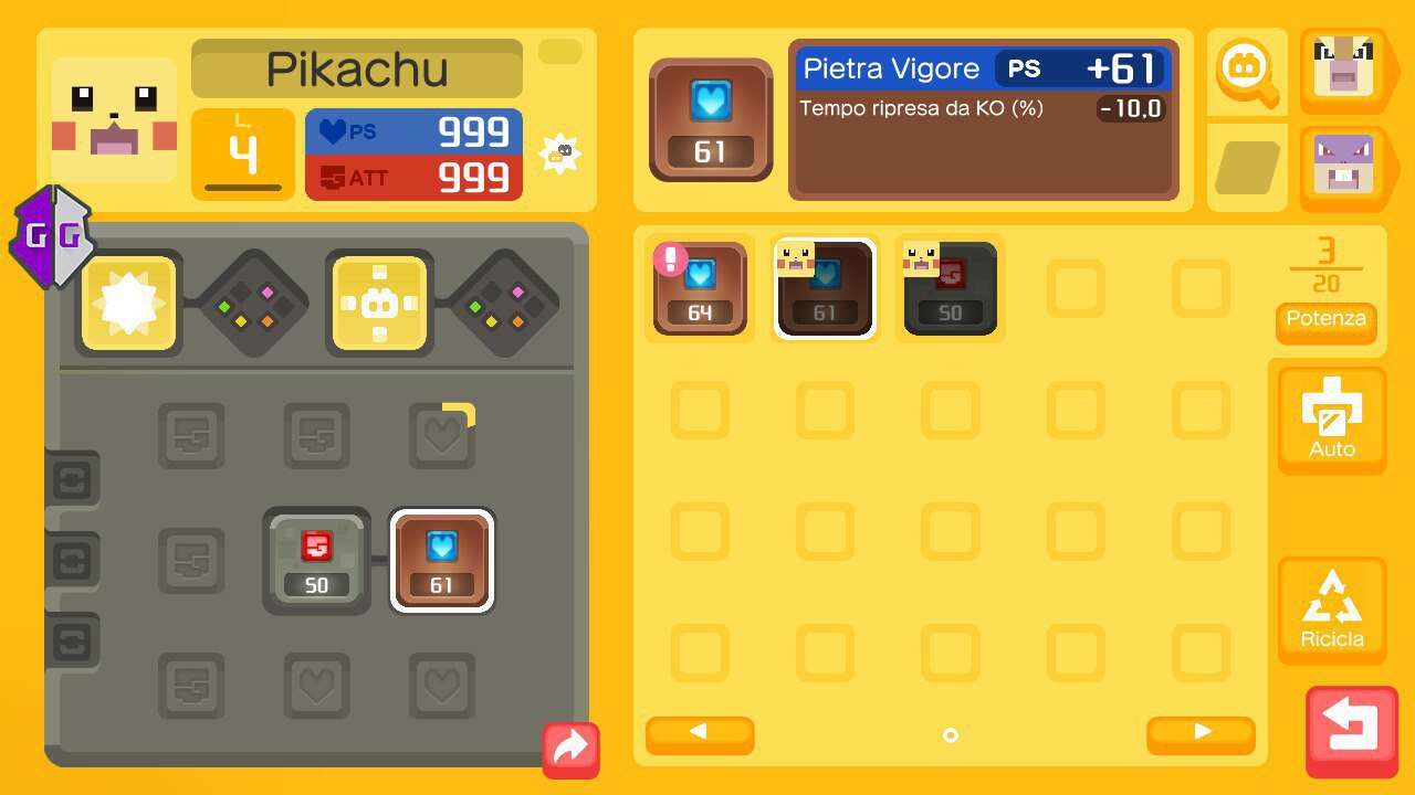 999 Attacco e 999 Punti Salute Purtroppo è solo un valore visivo Con GGuardian al massimo ho potuto [...]