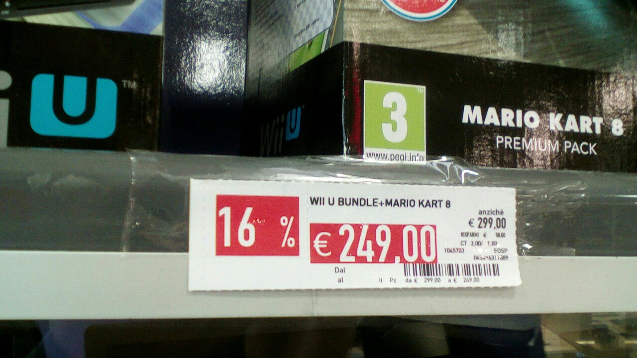 Il WiiU sempre a 249€ ahah @Creeperiano99Channel [...]