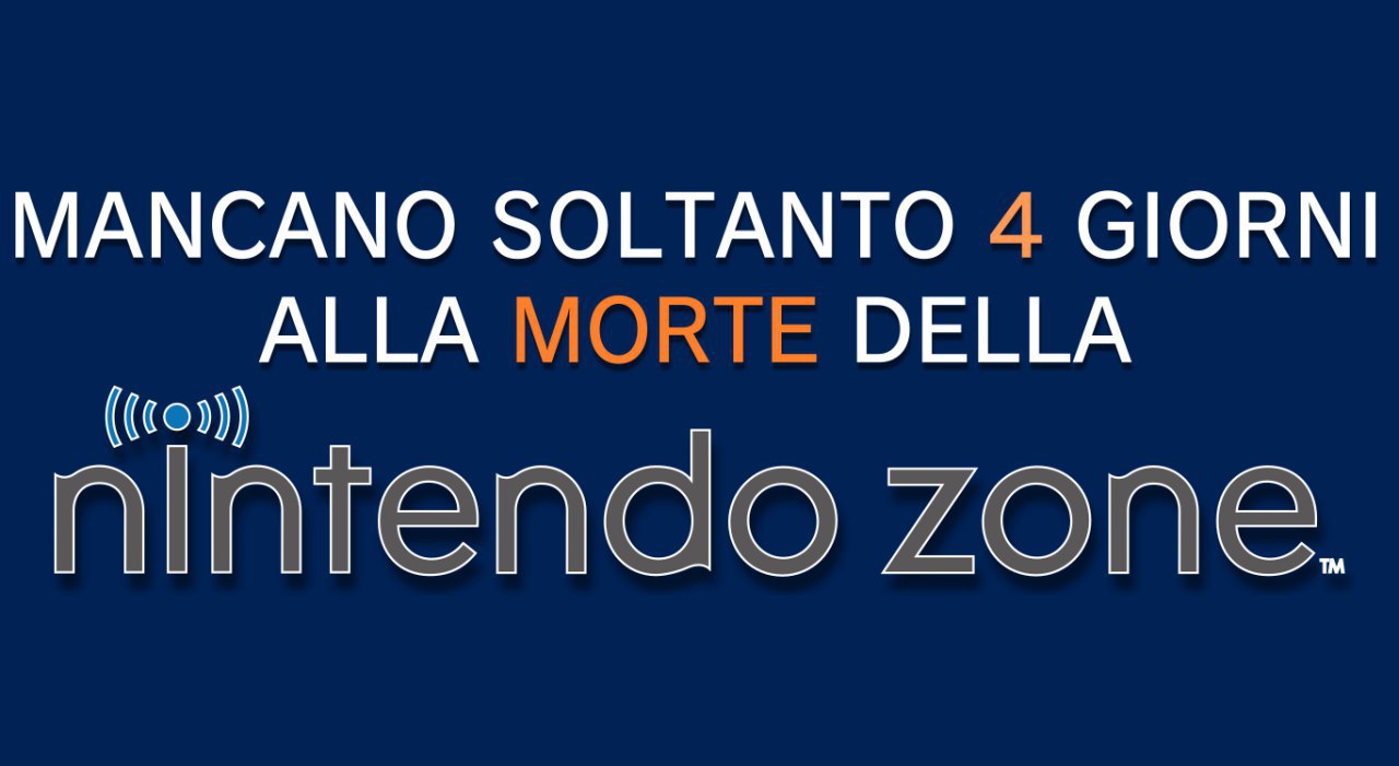 ❗️Mancano soltanto 4 giorni alla morte della #NintendoZone! #RIP❗️ @Creeperiano99Channel @NintendoHa[...]