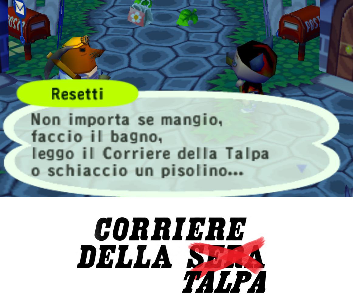 Il Corriere della Talpa #AnimalCrossing @Creeperiano99Channel  telegram Visuali[...]