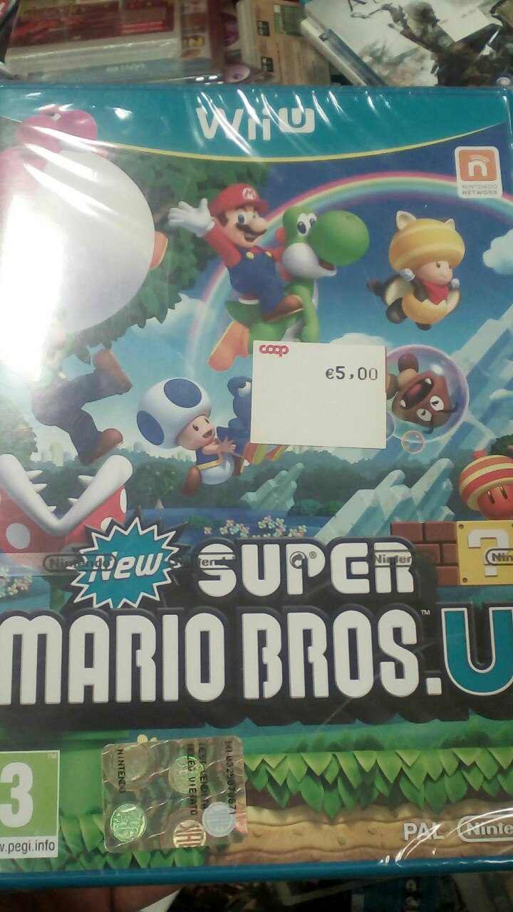 New Super Mario Bros U a soli 5€ all'Ipercoop #Fontidelcorallo #Livorno #Ipercoop @Creeperiano99Chan[...]